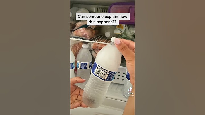 Flicked water bottle, instant freeze! 🤯❄️ Explain? #InstantFreeze #ViralTrick #frozen