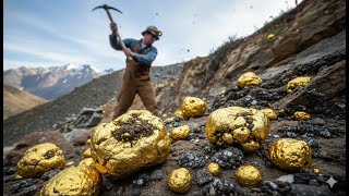 Gold Rush Moment: I Struck GOLD in the Wild! #goldmines #gold #goldmining screenshot 2