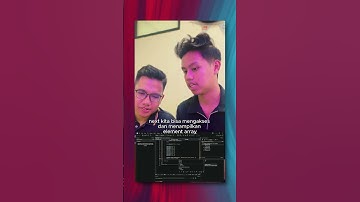 Teaser - Memahami Array dalam Pemrograman Desktop melalui Kehidupan Sehari Hari