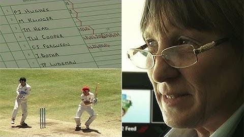 Behind the scenes at the SCG: the scorer