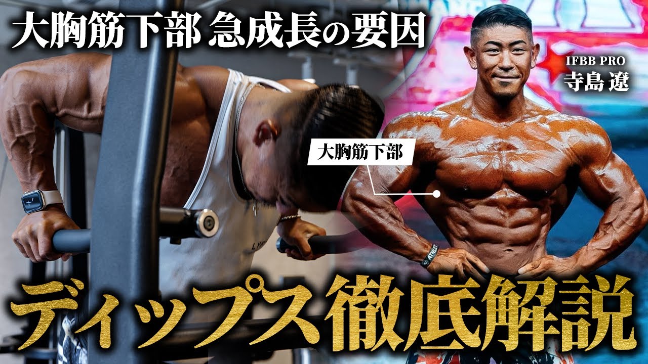 【唯一無二】大胸筋下部を発達させた種目、ディップスを徹底解説！