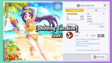 【SAOIF】[Shinning Sunshine] Yuuki (Holy | Slash | Single Foe) Skill Animation
