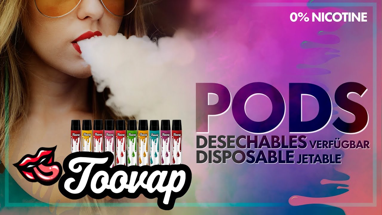 TOOVAP | Disposable Pods for Vaping | Cigarrillo Electrónico Desechable