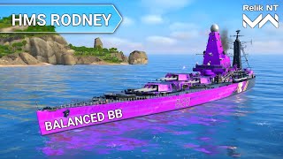 Legend With Legendary Build🔥 HMS Rodney - Modern Warships Gameplay