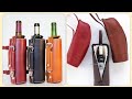 Winsome Leather Wine Bottle Holder Designs And Ideas