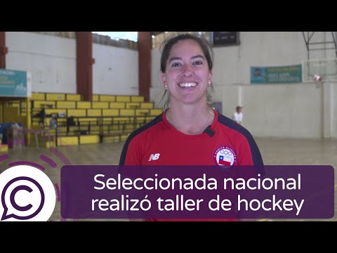 Seleccionada nacional impartió taller de hockey en Pichilemu