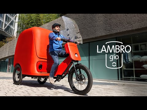 LAMBROgio, il trike ecologico perfetto per consegne veloci e trasporto materiali