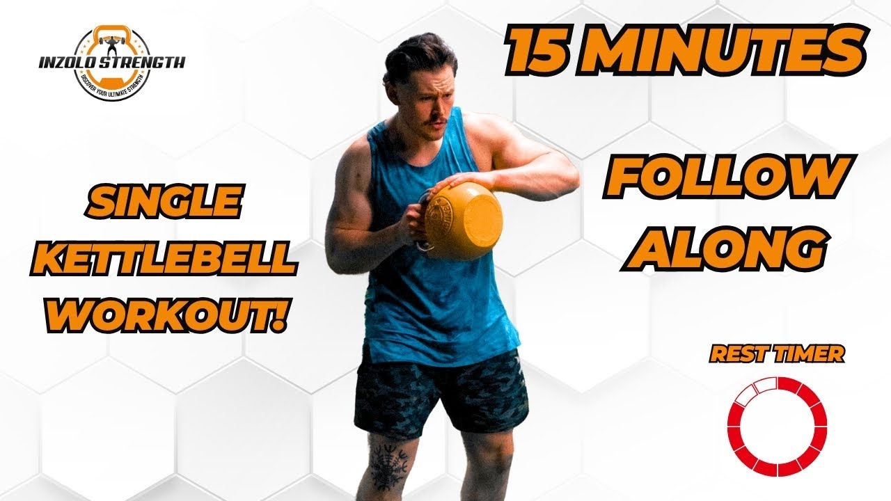 Single Kettlebell Workout (Under 15 Minutes) Follow Along YouTube