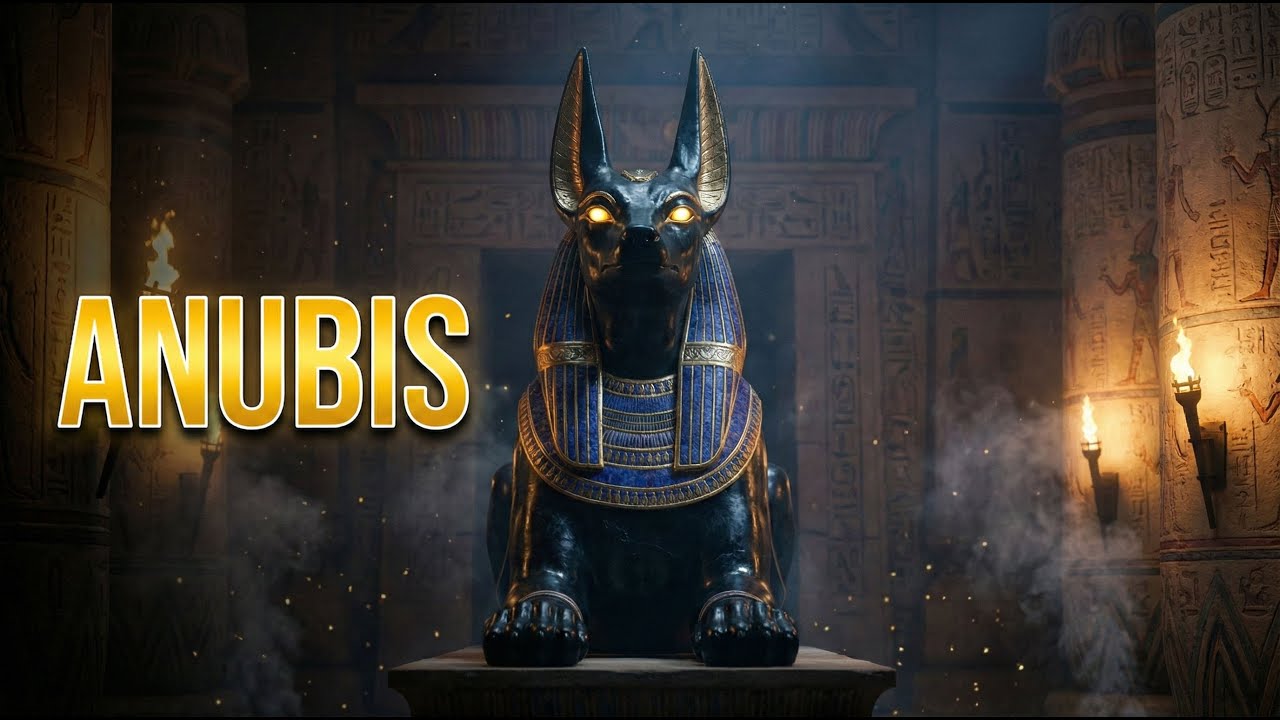 Anubis Temple Chamber   Ancient Egyptian Ambient Music 2 Hours   Cinematic & Ritual 
