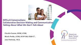 Difficult Conversations  Collaborative Decision Making and Communication