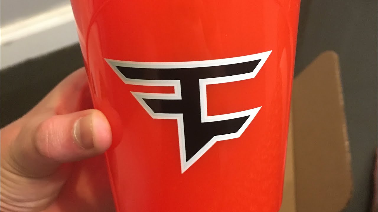 Faze gfuel shaker cup unboxing