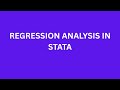 Regression Analysis in STATA