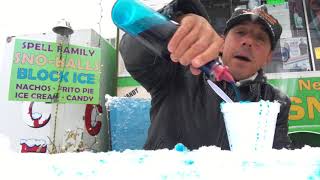 Sno-Ball Master Laments Louisiana Snow and Winter Weather With Blue Bubble Gum Truth!