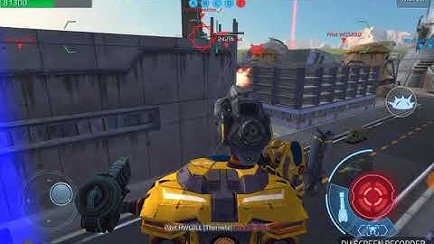 War robots test server: WR 3.7.0 (405) - New robot: Hellburner game play