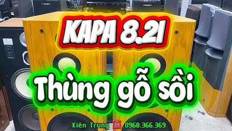 TOÀN THÂN GỖ SỒI VÀNG ÓNG - INFINITY KAPA 8.2i - ĐẲNG CẤP LOA MỸ NGHE NHẠC VÀNG 