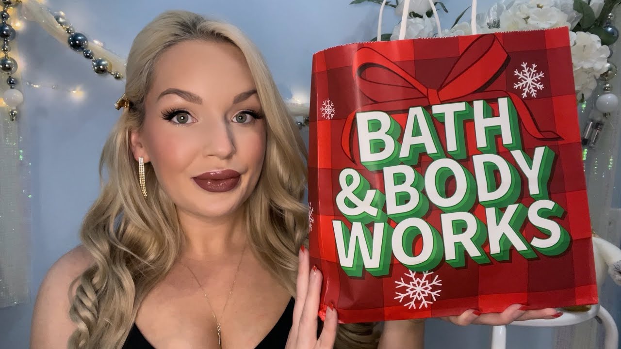 ASMR HUGE BATH AND BODY WORKS HOLIDAY HAUL🎄(feat. Ana Luisa)