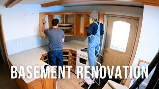 DIY Basement Renovation - Demo & LVP Flooring Install