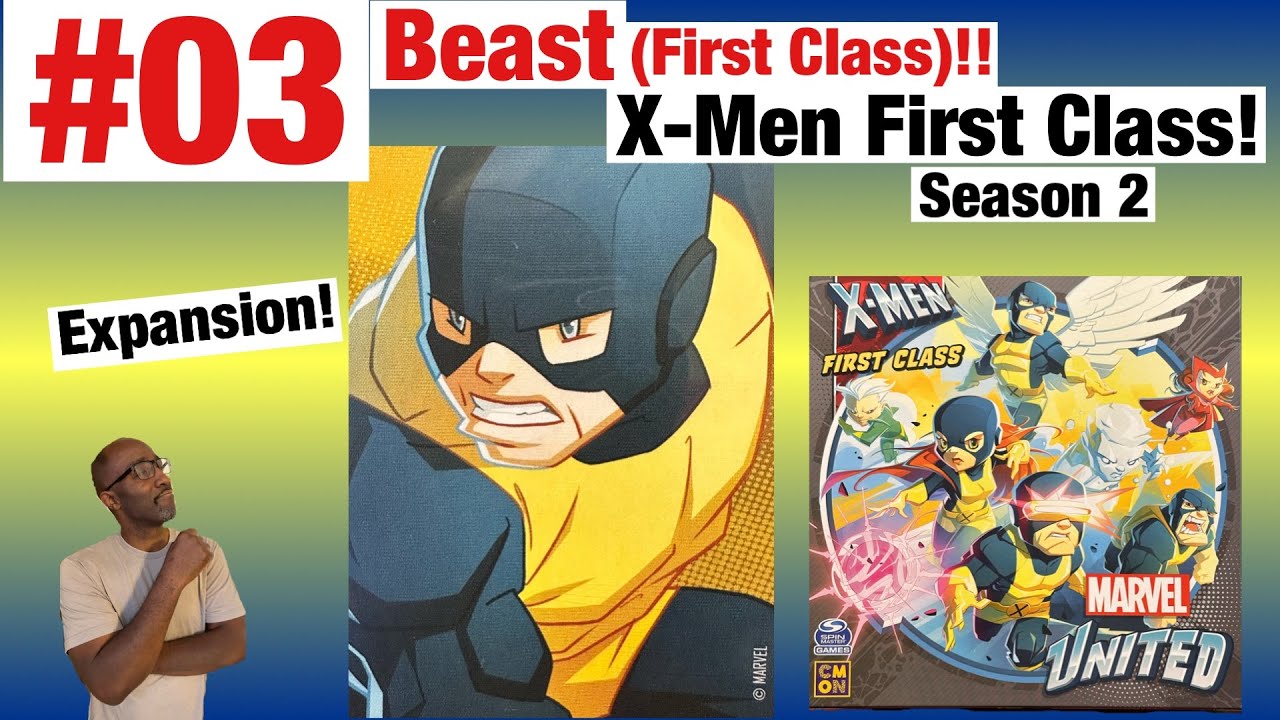 Beast!! (First Class) Review Marvel United X-men First Class expansion ...