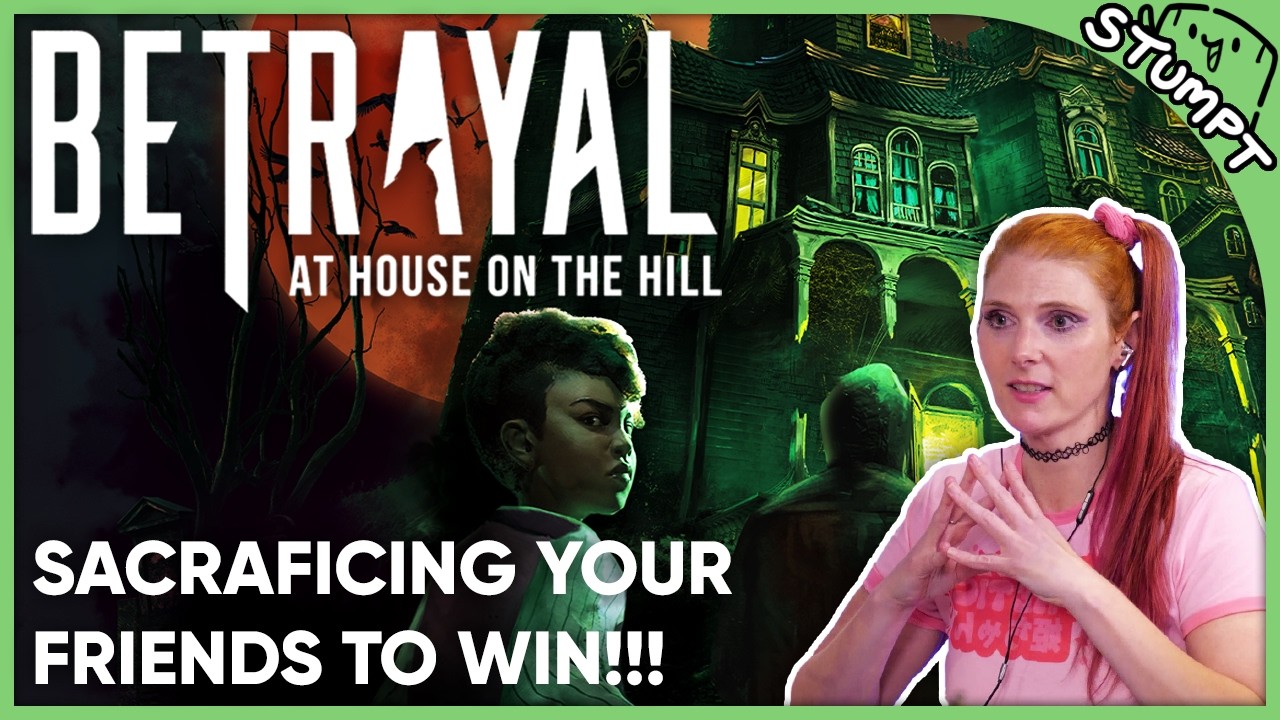 Sacraficing Your Friends To Win this Boardgame! - Betrayal At House On The Hill