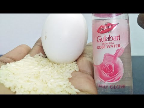 permanent-skin-whitening-face-mask-wi-rice-egg-white-rosewater-to-look-years-younger-beauty-hacks