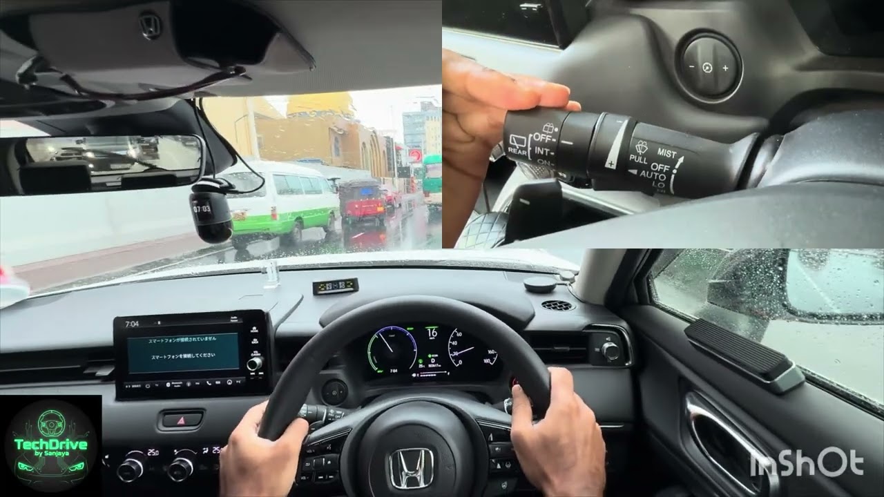Wiper options ගැන හැමදේම. Auto & Intermittent modes, change sensitivity, Auto reverse wipers