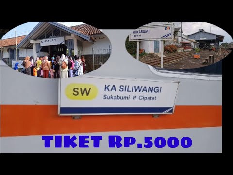 FULL TRIP NAIK KERETA API CIPATAT - SUKABUMI || KA SILIWANGI