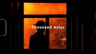 Tove lo - thousand miles(slowed down & reverb) Resimi