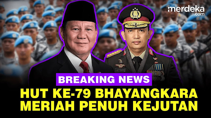 🔴 Live - Prabowo Pimpin Upacara Hari ke-79 Bhayangkara