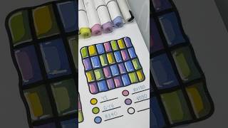 How to make colorful tiles #coloring #coloringpatterns