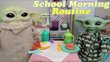 School Morning Routine and packing backpack and lunch box