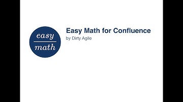 Easy Math for Confluence