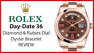 ▷Rolex Day-Date 36 Rose Gold Chocolate 