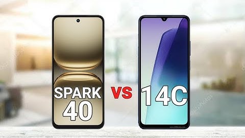 Tecno Spark 40 vs Redmi 14C