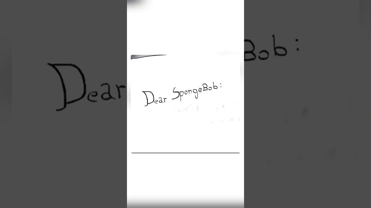 The Letter Squidward Never Wanted to Write 📜 