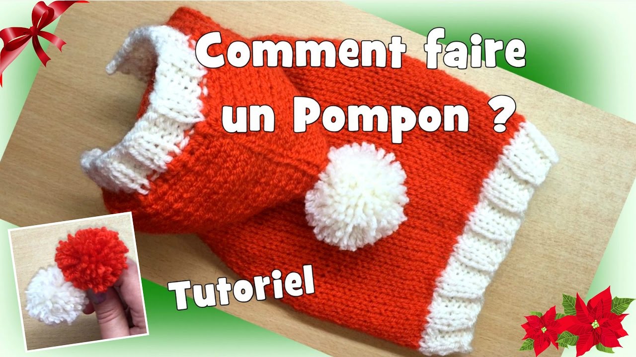 Pompoir Tutorial Tutoriel: Comment faire un pompon? - YouTube