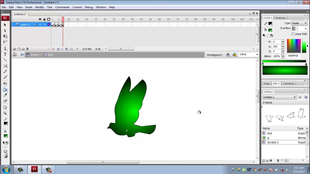 2D animation software, Flash animation