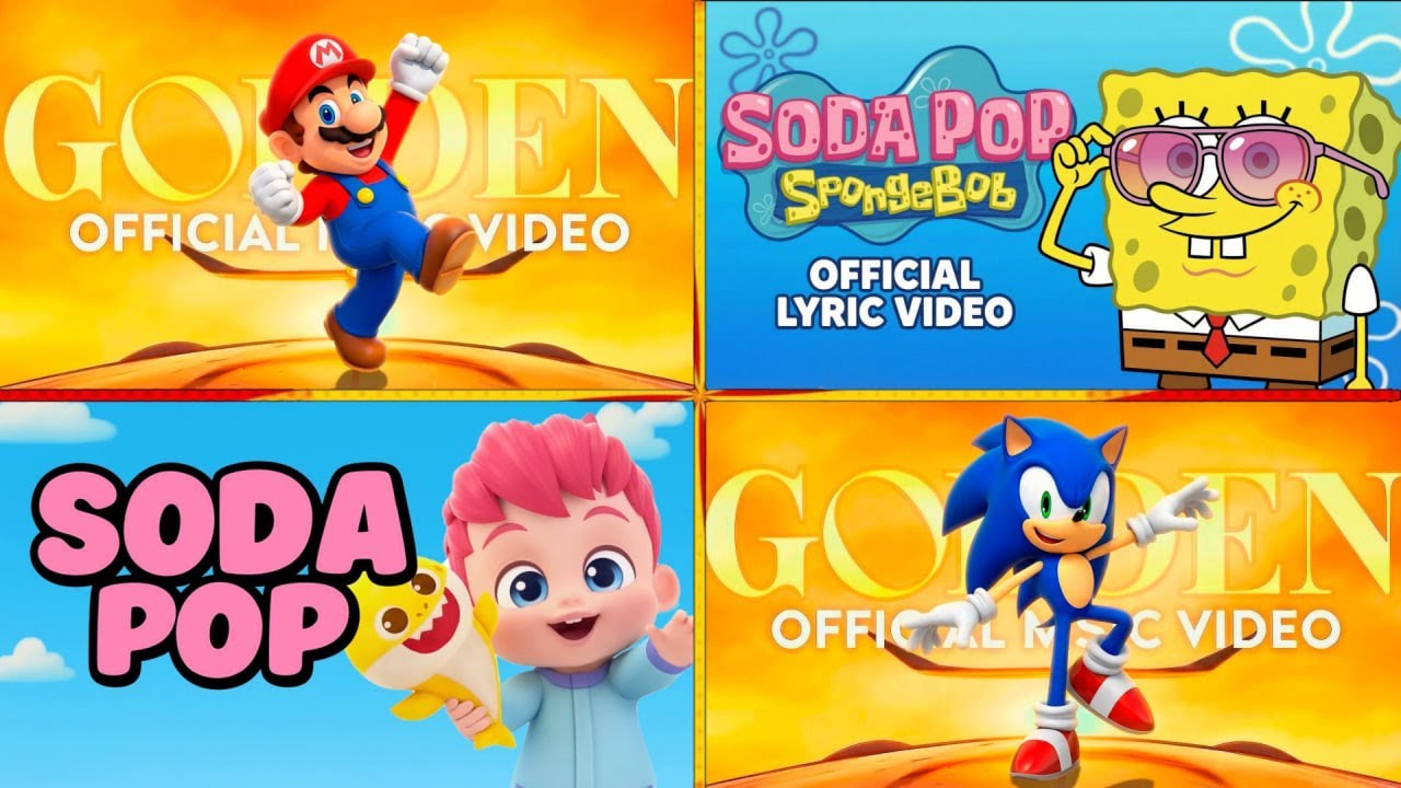 super mario 🆚sonic🆚spongebob🆚babefin  golden x vsSODA POP MEGA BATTLE 🎵 Who Is Best#72