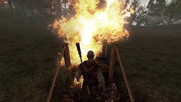 Jorvik MOD - wooden bridge and cross v2