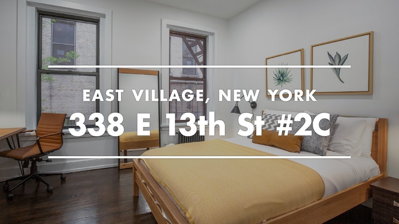 Apartment Tour in NYC | Furnished One Bedroom Rental in East Village, Downtown NY