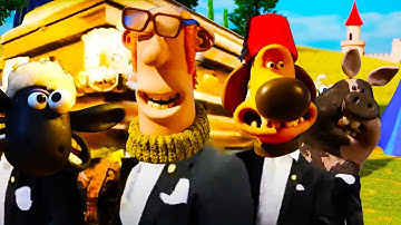 Shaun the Sheep Funny dancing to music! 🔴