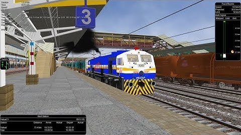 (OPEN RAILS)| "PRATAP" Leading 19667 UDZ- MYS Palace Queen Humsafar Express Departs SURAT"|