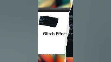 افکت گلیچ برای متن با HTML و CSS