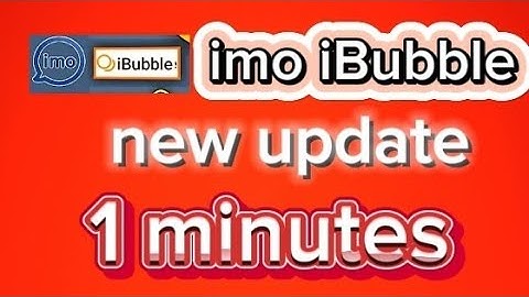 How To imo New Update Settings Chat IBUBBLE | imo Chat bubble 2024 NeW Updates2024|New Update of imo