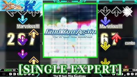 【DDR X3】 Find You Again / The W feat. Rita Boudreau [SINGLE EXPERT] 譜面確認+Clap