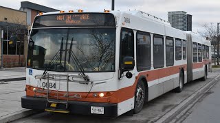 Miway 2008 New Flyer D60LFR 0884 | 70 Keaton - Highway run (Ride Video