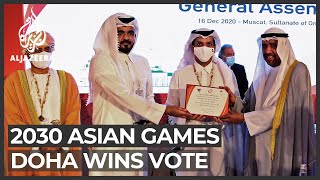 Doha to host 2030 Asian Games: Qatar's capital beat Riyadh in vote
