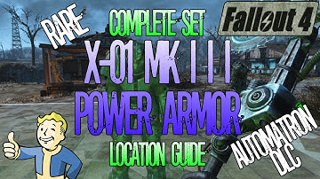 Fallout 4 | Rare X-01 Mk III Power Armor | Location Guide | Automatron DLC | Tutorial