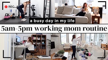 5AM-5PM Working Mom Routine | Day in the Life of a Full-time Working Mom | Amanda Fadul
