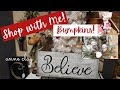 Primitive Farmhouse Christmas Decor/Shop with Me/Country Bumpkins