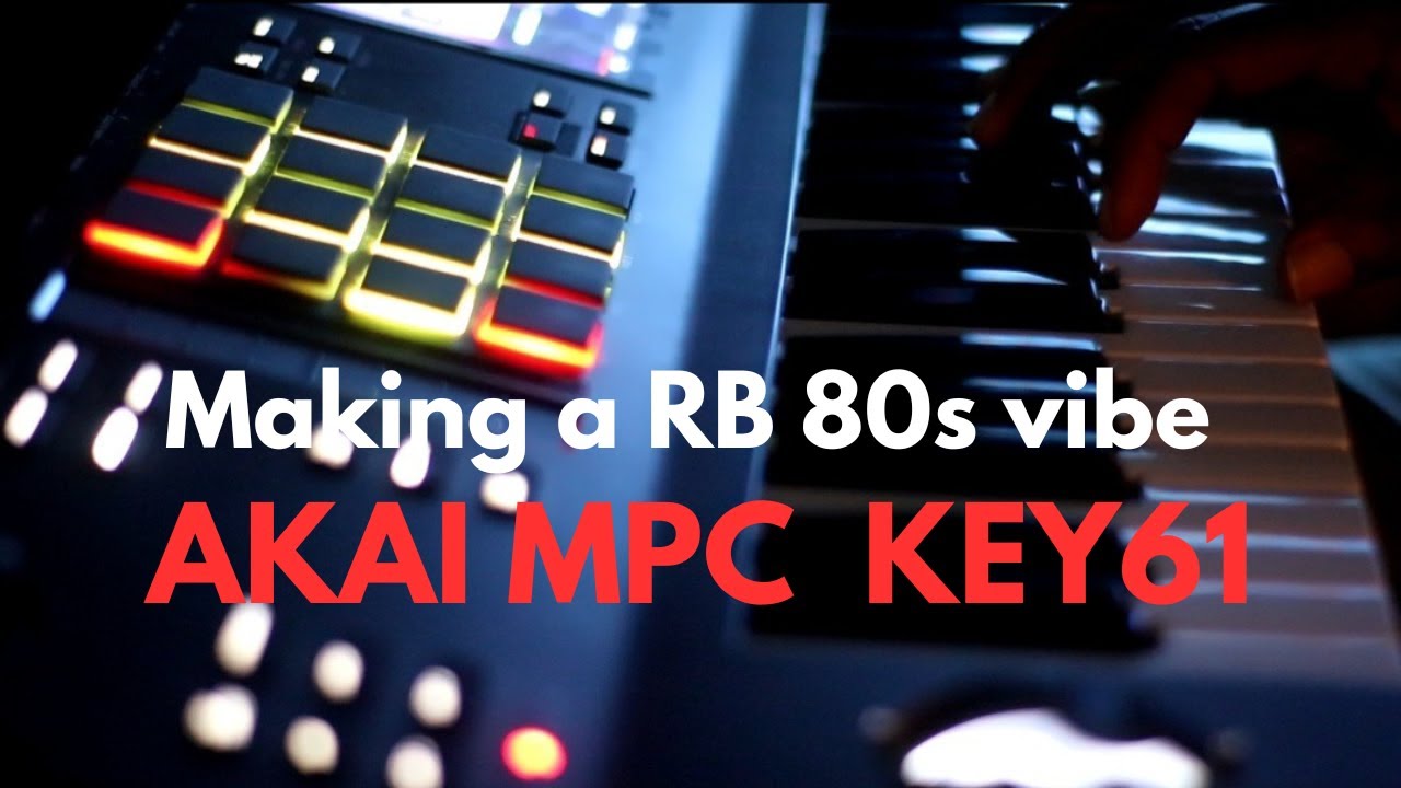 cooking up a 80s r&b vibe  on mpc key61 using jv1080 vst